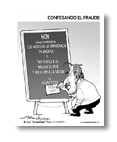 Confesando el fraude