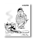A golpes